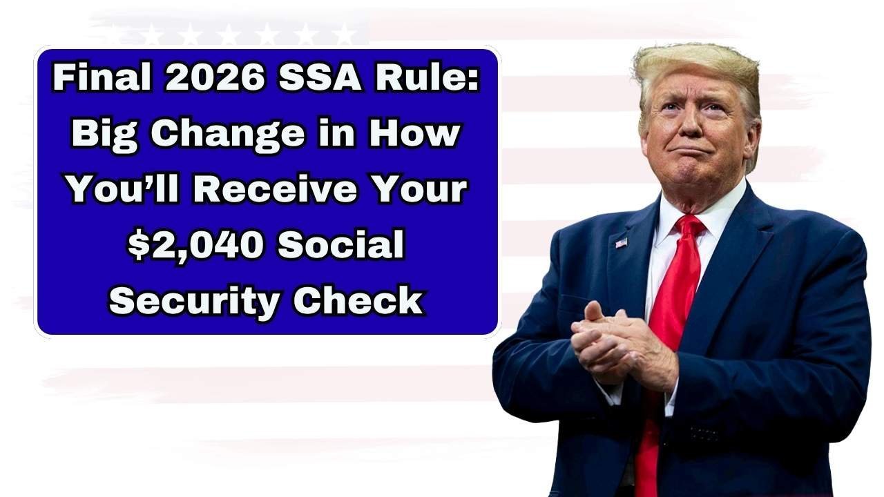 Final 2026 SSA Rule